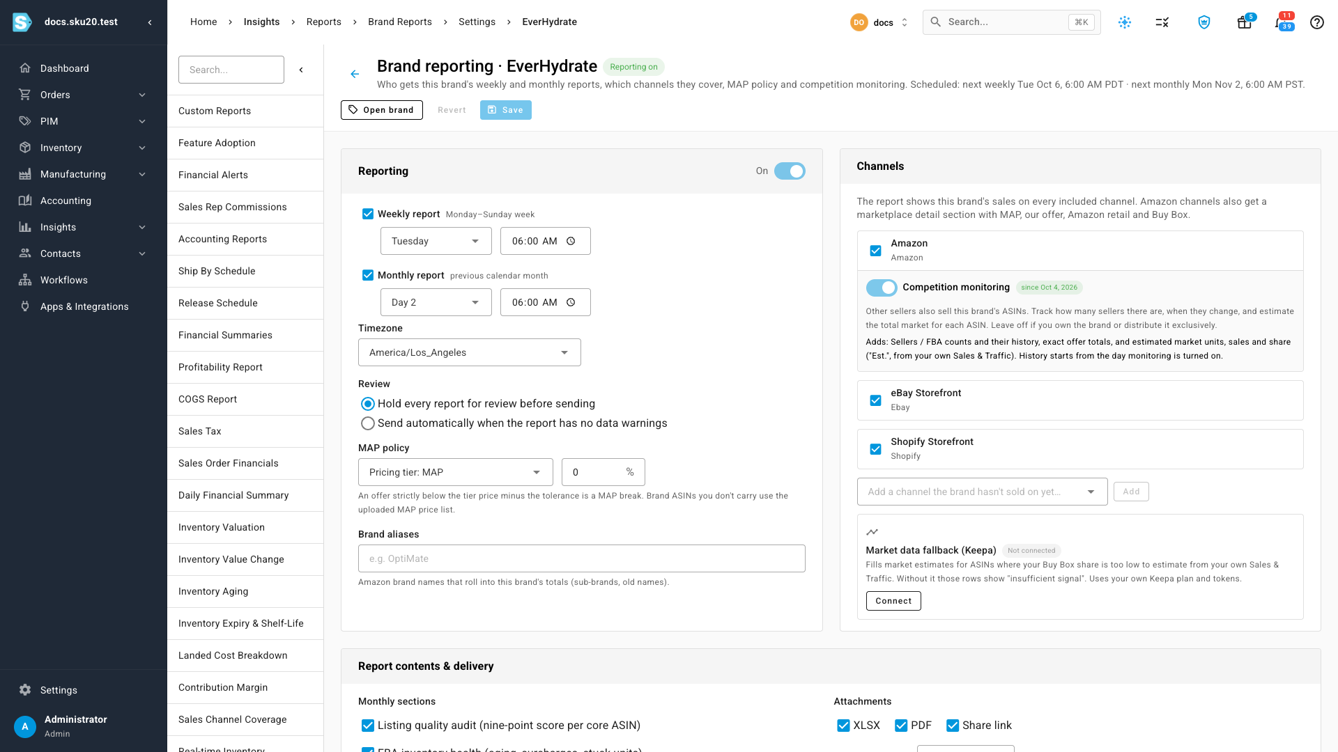 Competition monitoring on, with its since chip