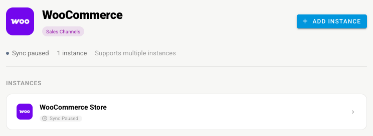The WooCommerce panel under Apps & Integrations