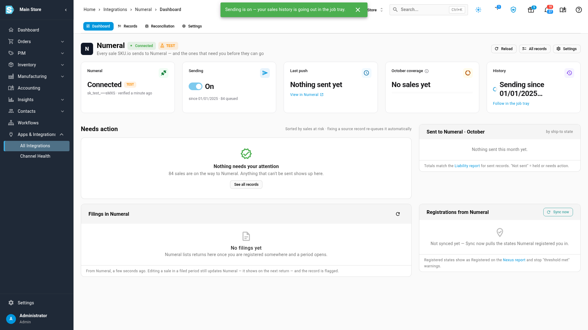 Step 4: the summary and the two ways to start